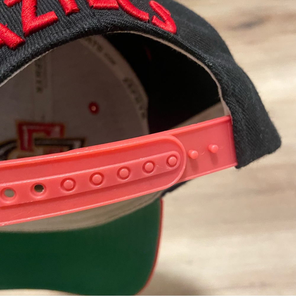 Vintage 90s San Diego State Aztecs wool blend SnapBack Hat Black - Picture 4 of 6